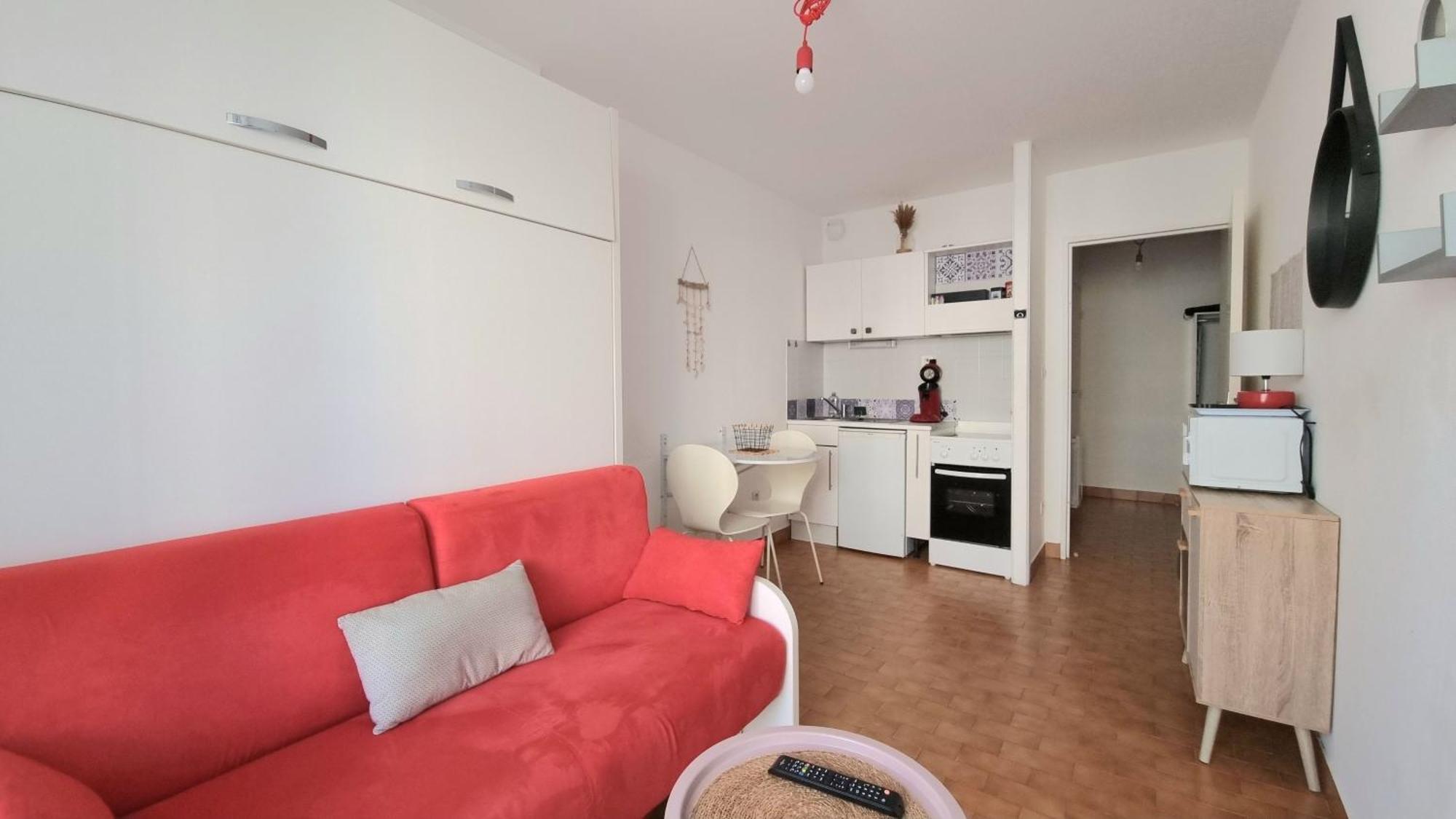 Studio Cozy En Bord De Plage Avec Vue Mer Et Wifi Canet-en-Roussillon Exterior foto