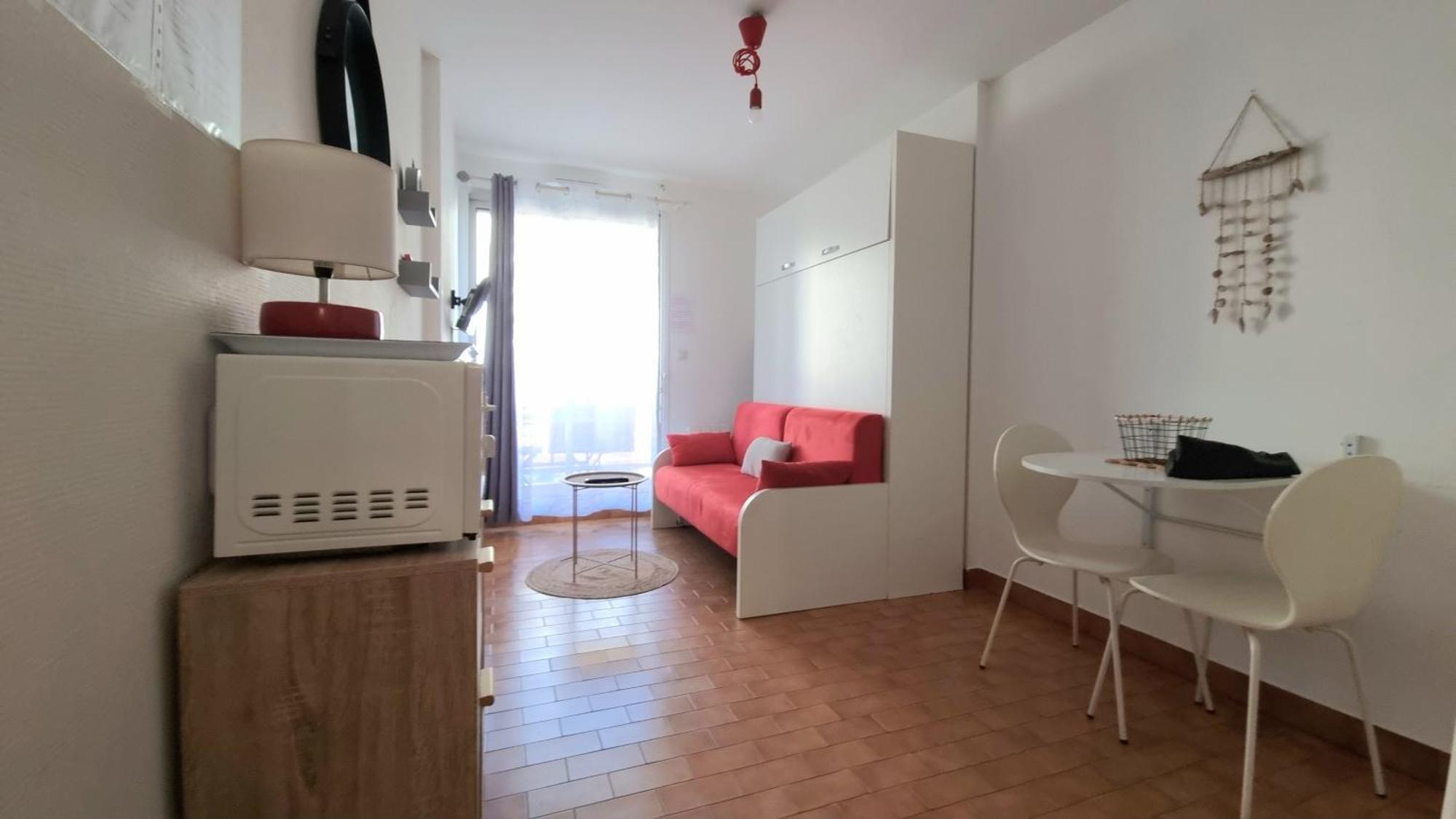 Studio Cozy En Bord De Plage Avec Vue Mer Et Wifi Canet-en-Roussillon Exterior foto